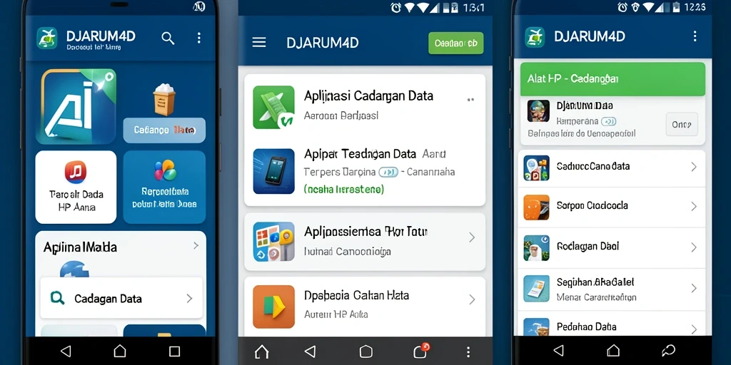 Antarmuka DJARUM4D yang mudah digunakan untuk cadangan data.