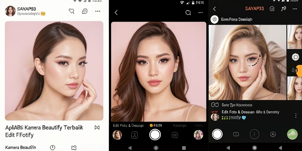 Tampilan antarmuka SAYAP33 yang memudahkan pengguna untuk mengedit foto.