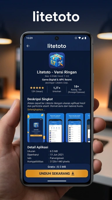 Unduh dan Instal APK litetoto untuk Android di Indonesia